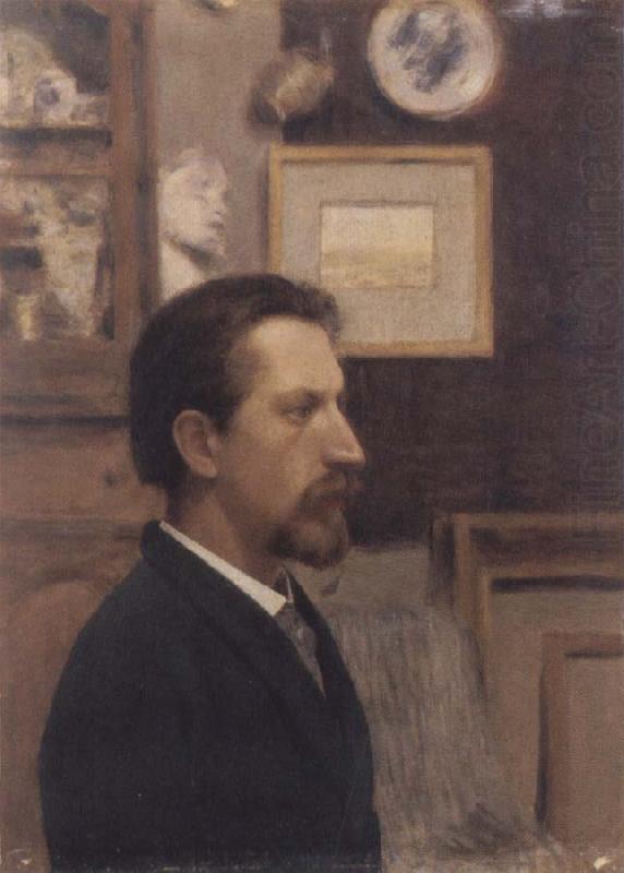 Fernand Khnopff Portrait of a Man china oil painting image
